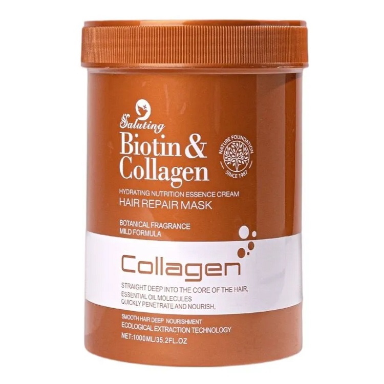 ماسک موی درمانی و‌ضد ریزش بیوتین و‌کلاژن سالوتینگ