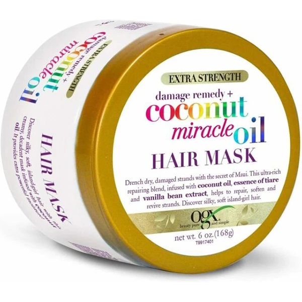 ماسک مو ترمیم کننده او جی ایکس مدل Coconut Miracle حجم 300 میل
