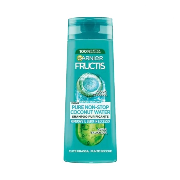 شامپو مغذی و آبرسان کوکونات واتر گارنیر GARNIER سری FRUCTIS مدل coconut water