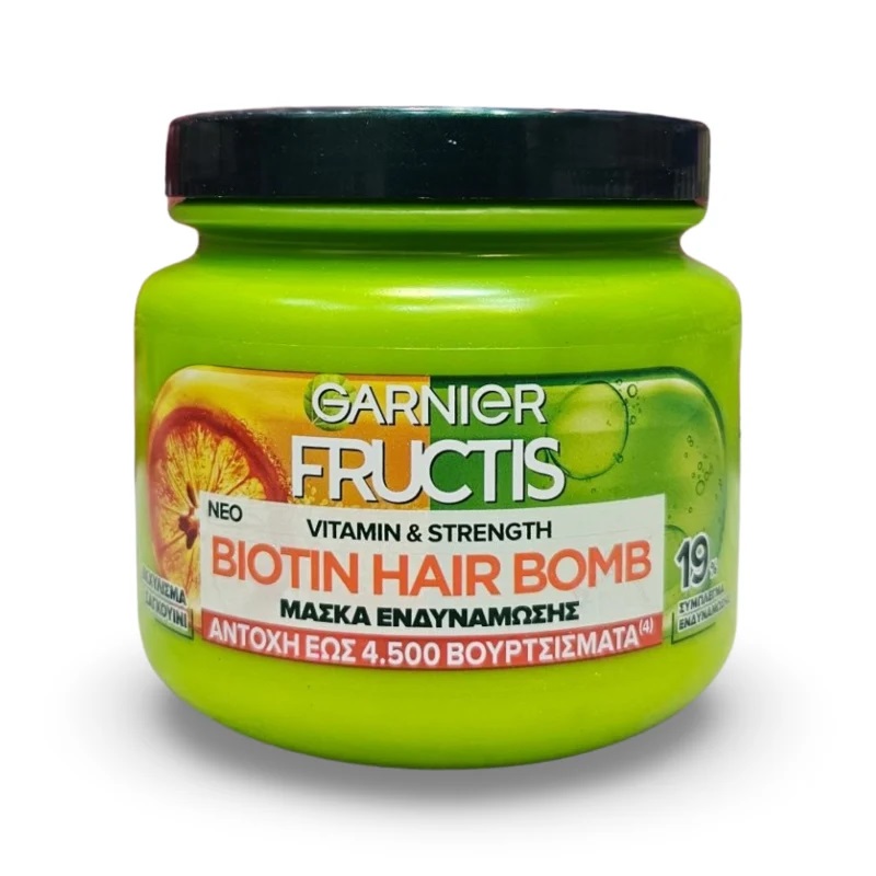 ماسک مو بمب بیوتین گارنیر مدل Biotin Hair Bomb