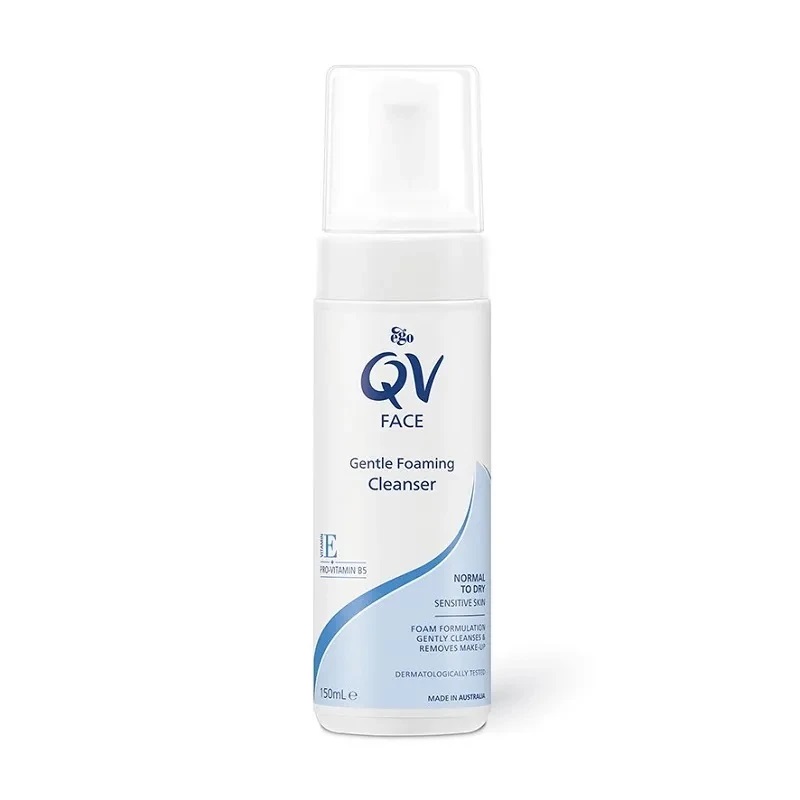 فوم شستشو صورت کیووی مدل Gentle cleanser حجم 150 میلی لیتر