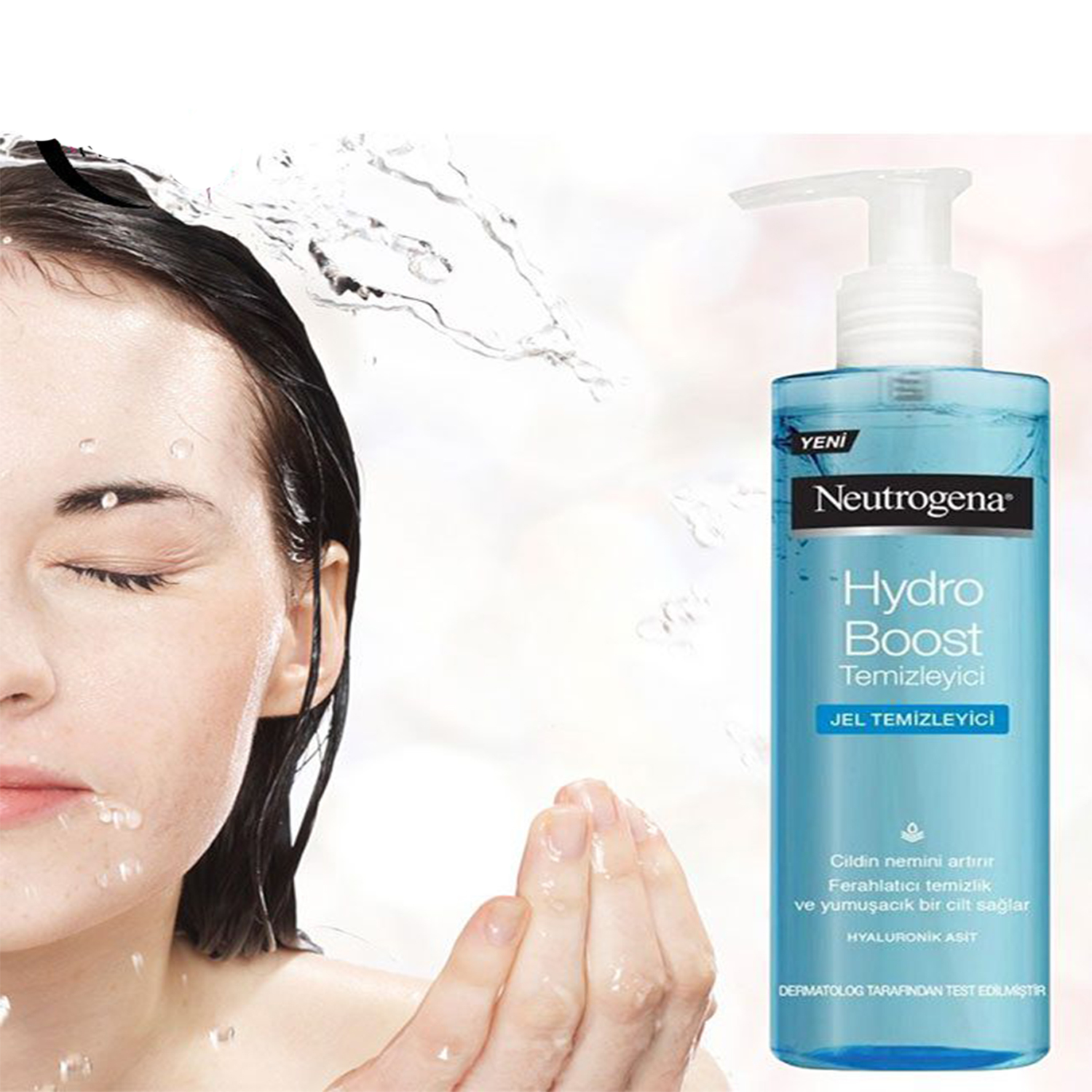 ژل شست و شوی صورت نوتروژینا مدل Hydro Boost