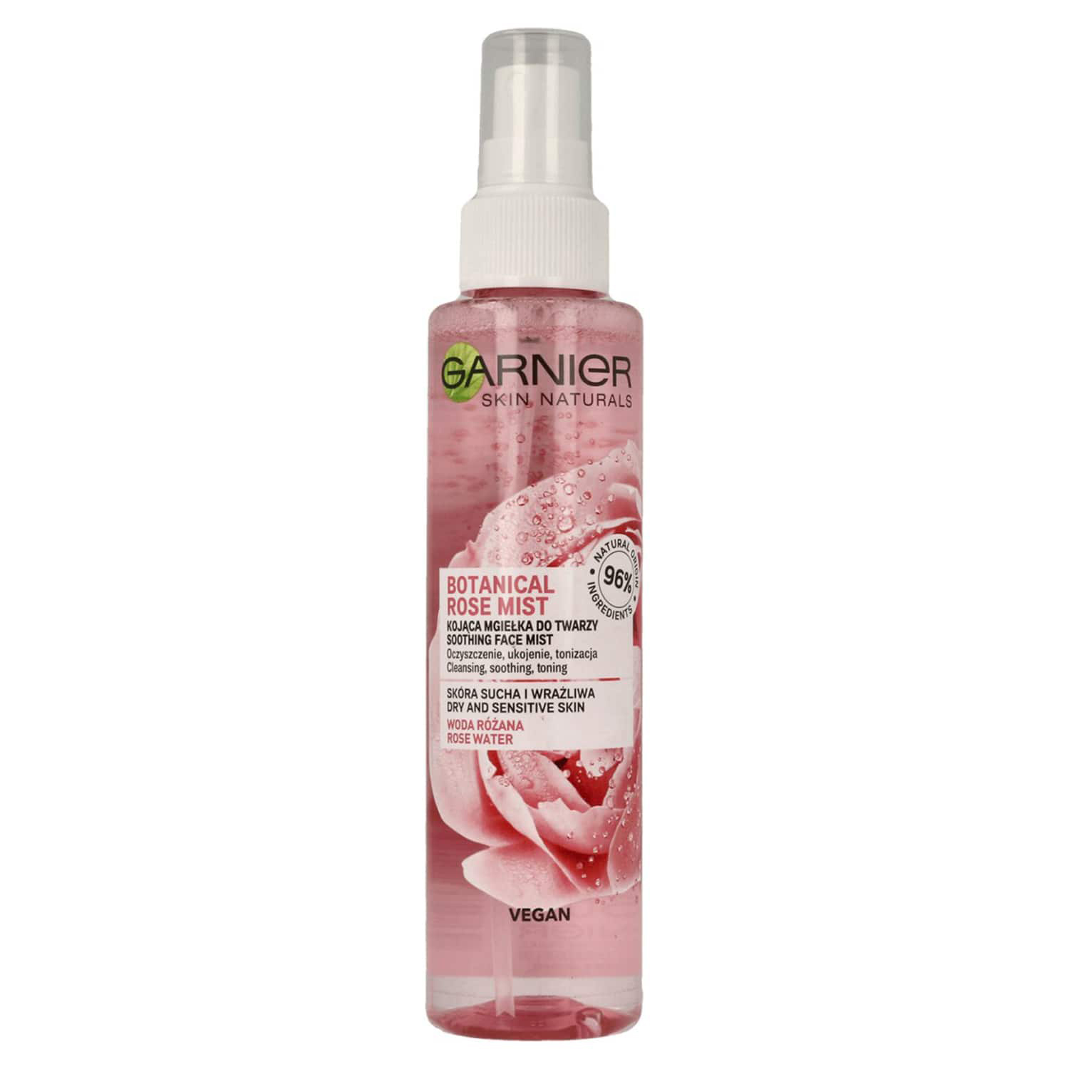 اسپری تونر التیام بخش Botanical Rose Mist گارنیه