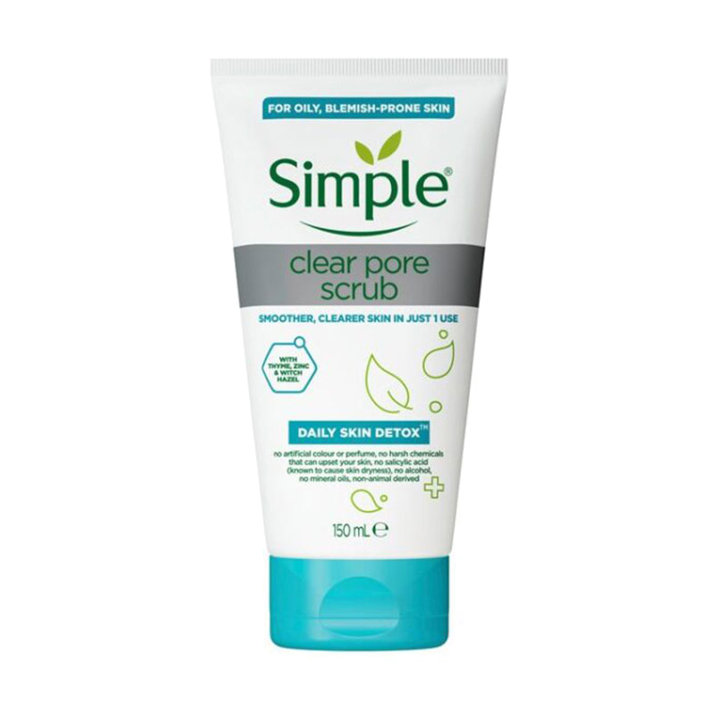 اسکراب پاک کننده منافذ سیمپل لایه بردار Simple Clear Pore Scrub