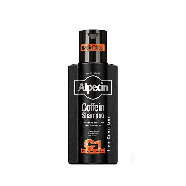 شامپو تقویت کننده و ضد ریزش مو آلپسین مدل کافئین حجم 250 میلی لیتر