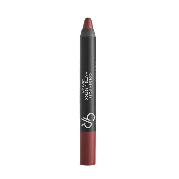 رژ لب مدادی مات گلدن رز مدل کرایون شماره 21 Golden Rose Matte Lipstick Crayon