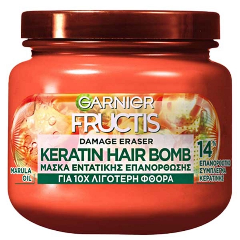 ماسک موی کراتینه گارنیه Keratin Hair Bomb