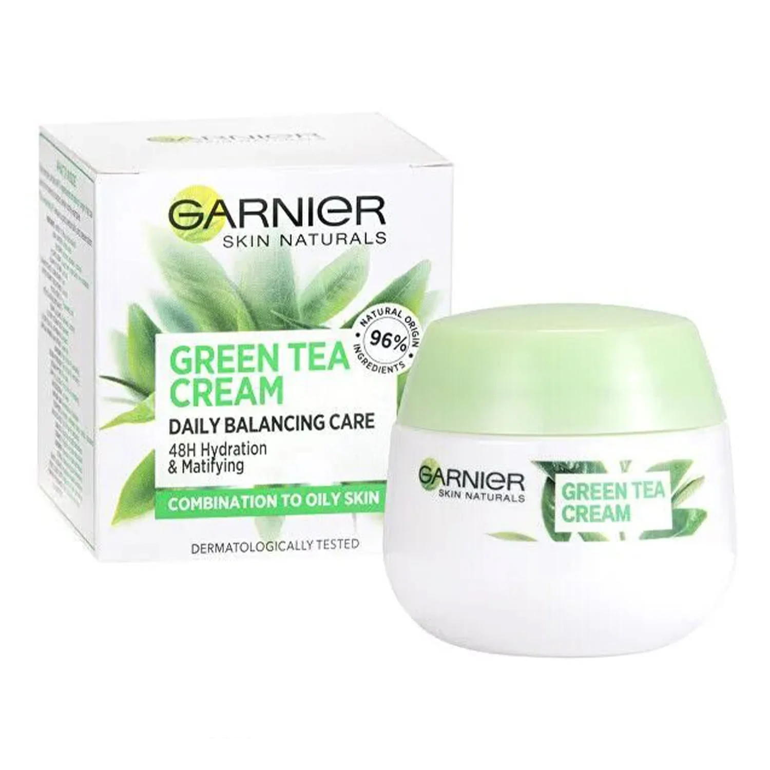 کرم آبرسان و کنترل چربی Green Tea Cream گارنیه