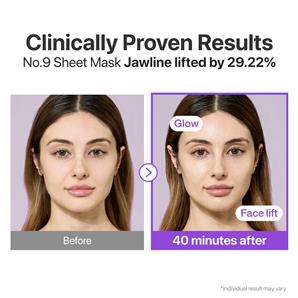 ماسک ورقه‌ای نامبوزین شماره ۹ NAD+ BIO Lifting-sil Full Face Mask