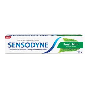 خمیر دندان سنسوداین مدل Fresh Mint حاوی عصاره نعنا وزن 100 گرم