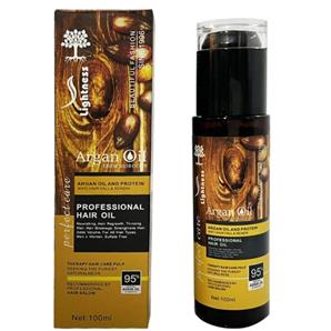 روغن آرگان لایتنس مدل شیشه ای حجم 100 میلی لیتر