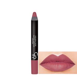 رژ لب مدادی مات گلدن رز مدل کرایون شماره 08 Golden Rose Matte Lipstick Crayon
