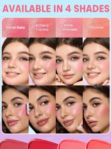 رژ گونه استیکی شیگلم Sheglam سری Glass Glow رنگ Brisk Babe وزن 15 گرم