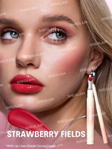 لیپ پلامپر حجم دهنده شیگلم مدل Bold Booster Lip Plumper رنگ Strawberry Fields