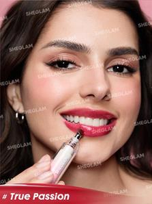 لیپ گلس حجم دهنده شیگلم Sheglam مدل Booster Shine رنگ True Passion