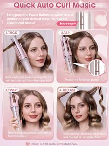 فرکننده مو شیگلم مدل One Touch Instant Curler