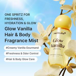 میست خوشبوکننده مو و بدن مدی کیوب مدل Glow Vanilla