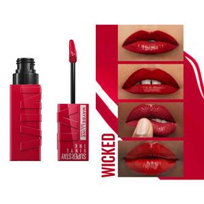 رژ لب مایع 16 ساعته میبلین مدل VINYL INK رنگ شماره 15 PEACHY