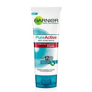 فوم پاک کننده ضد جوش Pure Active گارنیه
