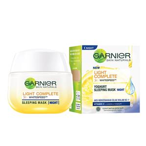 ماسک شب روشن کننده انواع پوست Light Complete گارنیه